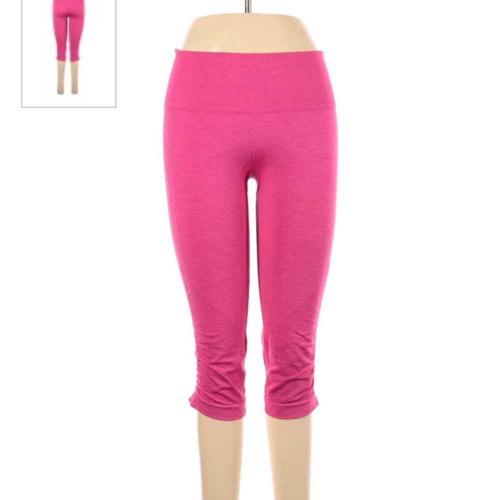 Pink Lululemon Crop Leggings